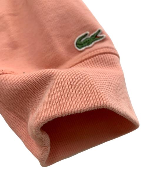 LACOSTE（ラコステ）LACOSTE (ラコステ) PEANUTS (ピーナッツ) クルーネックスウェット ピンク サイズ:36の古着・服飾アイテム