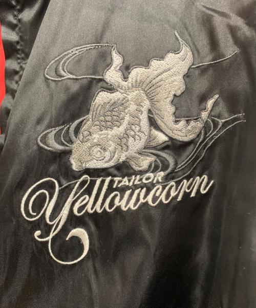 YELLOW CORN（イエローコーン）YELLOW CORN (イエローコーン) ジップアップジャケット ブラック サイズ:Lの古着・服飾アイテム