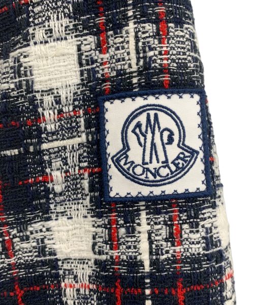 MONCLER GAMME BLEU（モンクレール ガム ブルー）MONCLER GAMME BLEU (モンクレール ガム ブルー) ウールジャケット ネイビー×ホワイトの古着・服飾アイテム