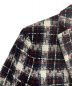 中古・古着 MONCLER GAMME BLEU (モンクレール ガム ブルー) ウールジャケット ネイビー×ホワイト：35000円