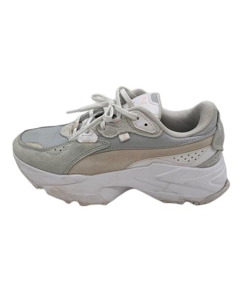 PUMA（プーマ）PUMA (プーマ) ローカットスニーカー ベージュ サイズ:24.5の古着・服飾アイテム