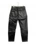 Wind Armor (ウィンドアーマー) レザーパンツ ブラック サイズ:73：4000円