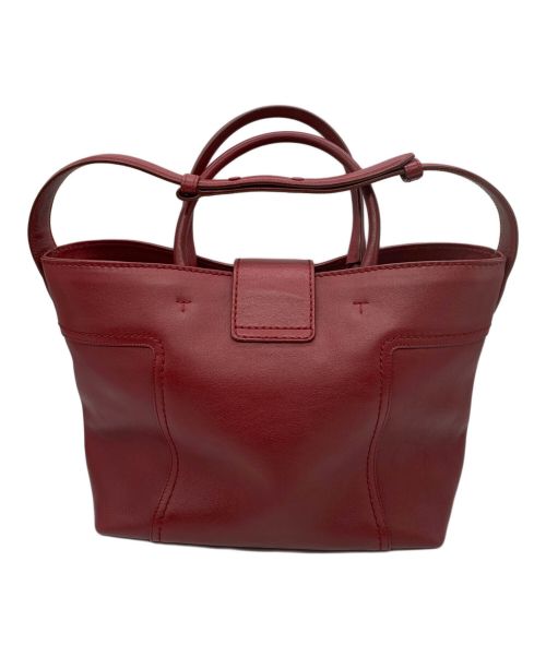 TOD'S（トッズ）TOD'S (トッズ) 2WAYバッグ レッドの古着・服飾アイテム
