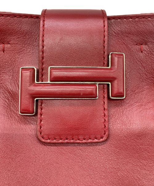 TOD'S（トッズ）TOD'S (トッズ) 2WAYバッグ レッドの古着・服飾アイテム