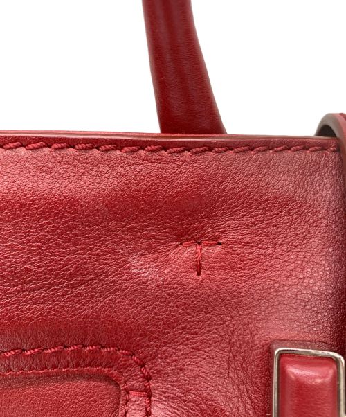 TOD'S（トッズ）TOD'S (トッズ) 2WAYバッグ レッドの古着・服飾アイテム