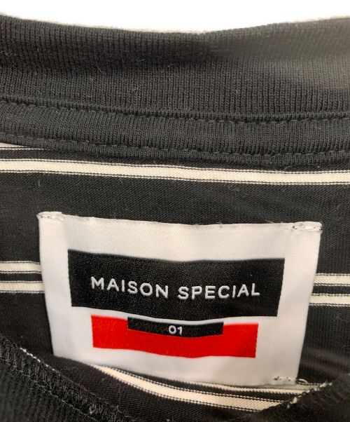 MAISON SPECIAL（メゾンスペシャル）MAISON SPECIAL (メゾンスペシャル) 長袖カットソー ブラック サイズ:Mの古着・服飾アイテム