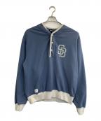 Schottショット）の古着「ハーフボタンスウェット」｜ネイビー