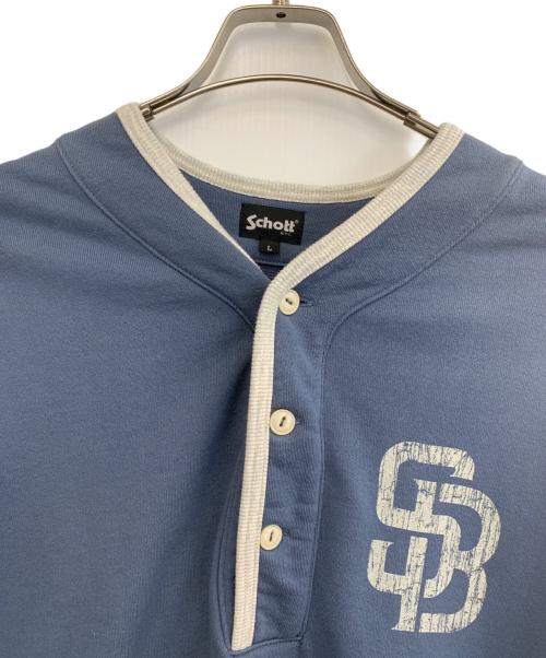 Schott（ショット）Schott (ショット) ハーフボタンスウェット ネイビー サイズ:Lの古着・服飾アイテム