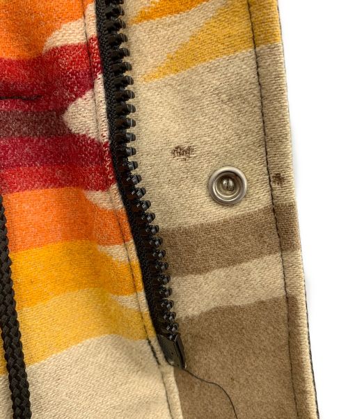 SIERRA DESIGNS（シエラデザインズ）SIERRA DESIGNS (シエラデザインズ) PENDLETON (ペンドルトン) マウンテンパーカー ブラック×ブラウン サイズ:Mの古着・服飾アイテム