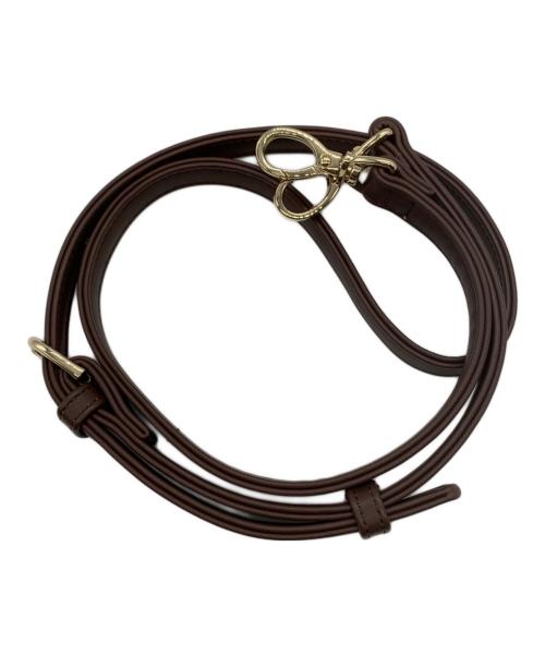 MARY QUANT（マリークヮント）MARY QUANT (マリークヮント) 巾着ショルダーバッグ ベージュ×ブラウンの古着・服飾アイテム