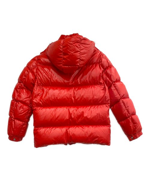 MONCLER（モンクレール）MONCLER (モンクレール) VALENTINO (ヴァレンティノ) ダウンジャケット レッド サイズ:46の古着・服飾アイテム