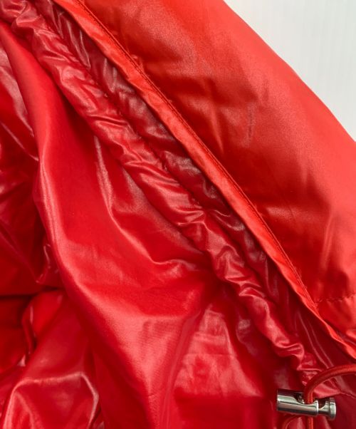 MONCLER（モンクレール）MONCLER (モンクレール) VALENTINO (ヴァレンティノ) ダウンジャケット レッド サイズ:46の古着・服飾アイテム