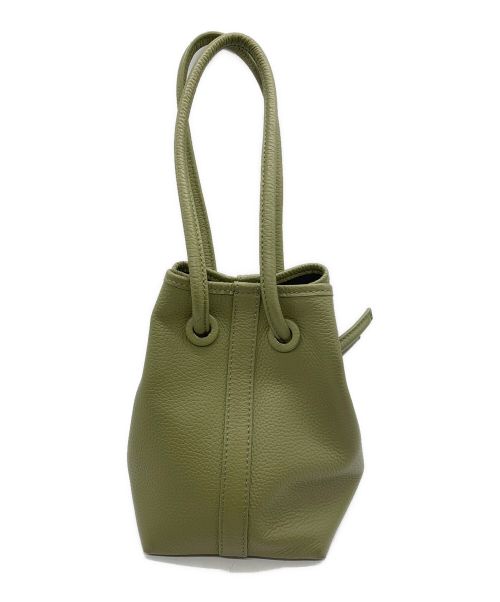 VASIC（ヴァジック）VASIC (ヴァジック) 巾着ハンドバッグ カーキの古着・服飾アイテム