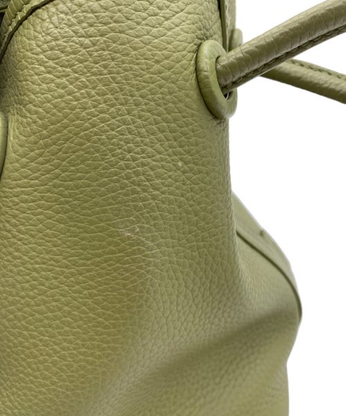 VASIC（ヴァジック）VASIC (ヴァジック) 巾着ハンドバッグ カーキの古着・服飾アイテム