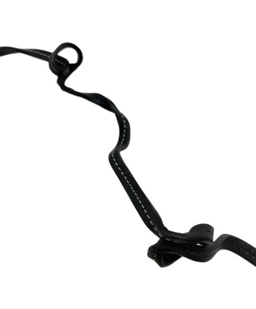 LOEWE（ロエベ）LOEWE (ロエベ) ドローストリングポーチ ベージュ×ブルーの古着・服飾アイテム