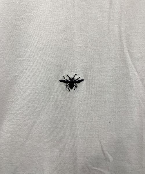 Dior（ディオール）Dior (ディオール) Bee刺繍VネックTシャツ ホワイト サイズ:Sの古着・服飾アイテム