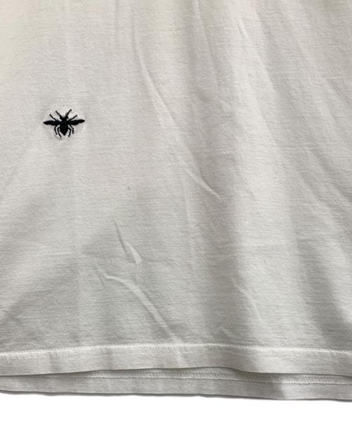 Dior（ディオール）Dior (ディオール) Bee刺繍VネックTシャツ ホワイト サイズ:Sの古着・服飾アイテム