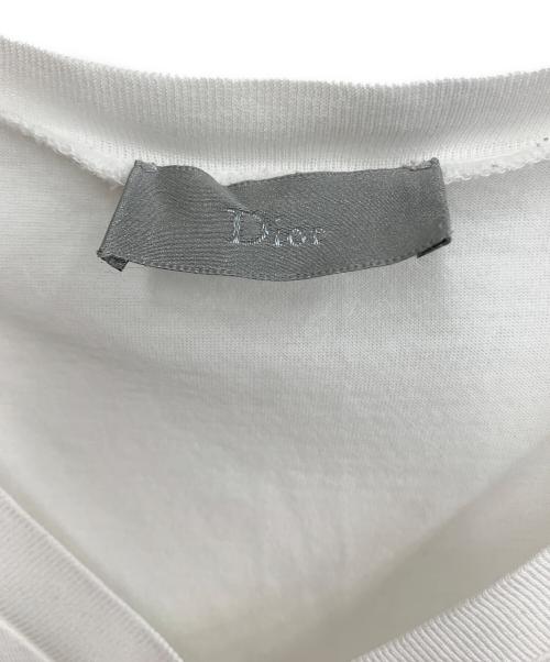 Dior（ディオール）Dior (ディオール) Bee刺繍VネックTシャツ ホワイト サイズ:Sの古着・服飾アイテム