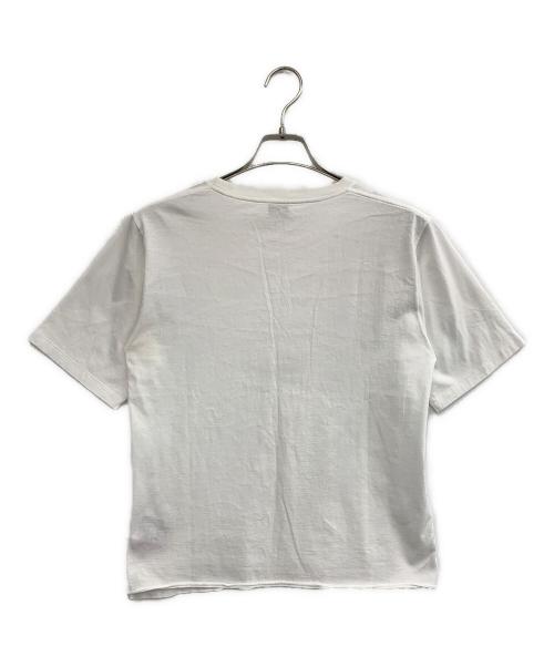 Saint Laurent Paris（サンローランパリ）Saint Laurent Paris (サンローランパリ) ロゴプリントTシャツ ホワイト サイズ:Sの古着・服飾アイテム