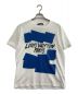LOUIS VUITTON（ルイ ヴィトン）の古着「グラフィックロゴTシャツ」｜ホワイト×ブルー