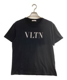 VALENTINO（ヴァレンティノ）の古着「ロゴプリントTシャツ」｜ブラック
