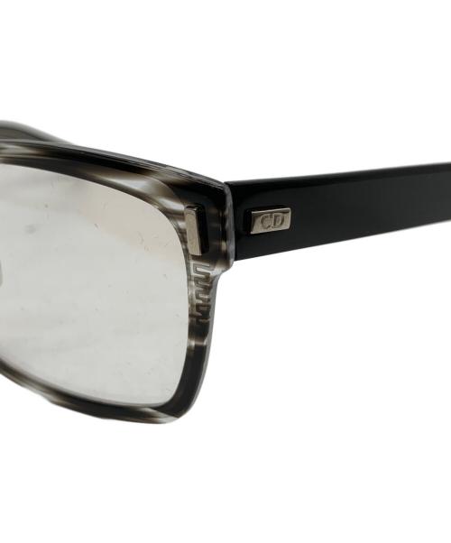 Christian Dior（クリスチャン ディオール）Christian Dior (クリスチャン ディオール) 伊達眼鏡 ブラウンの古着・服飾アイテム