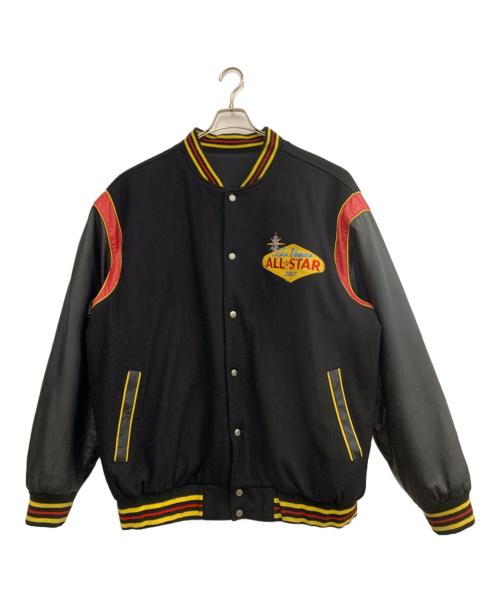 NBA（エヌビーエー）NBA (エヌビーエー) リバーシブルスタジャン ブラック サイズ:4XLの古着・服飾アイテム