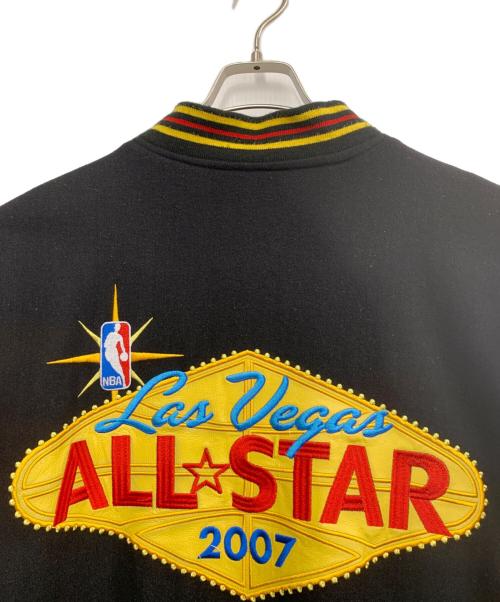 NBA（エヌビーエー）NBA (エヌビーエー) リバーシブルスタジャン ブラック サイズ:4XLの古着・服飾アイテム