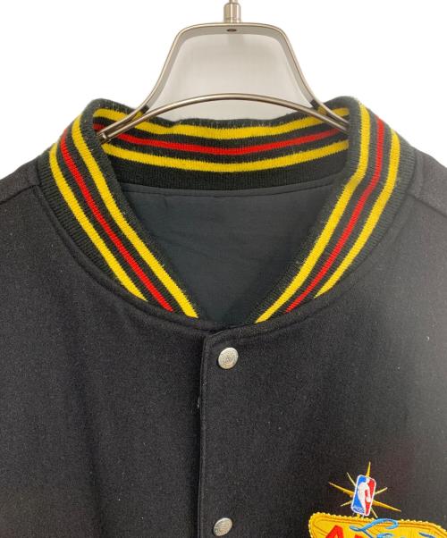 NBA（エヌビーエー）NBA (エヌビーエー) リバーシブルスタジャン ブラック サイズ:4XLの古着・服飾アイテム