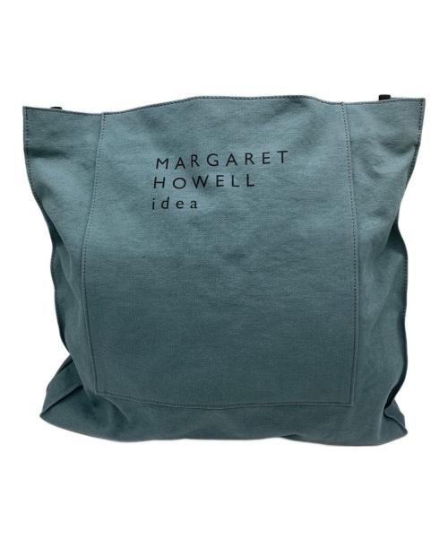 MARGARET HOWELL idea（マーガレット ハウエル アイディア）MARGARET HOWELL idea (マーガレット ハウエル アイディア) トートバッグ ブルーの古着・服飾アイテム