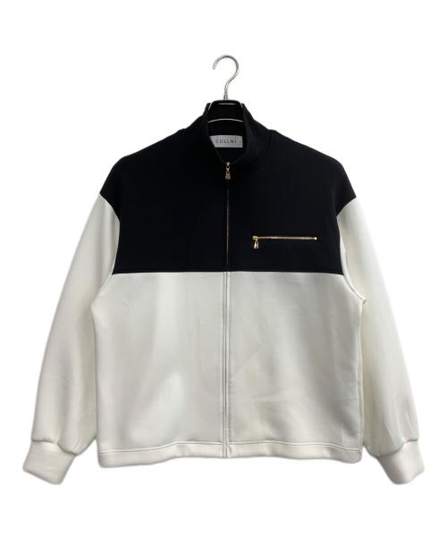 CULLNI（クルニ）CULLNI (クルニ) ジップジャケット ブラック×ホワイト サイズ:1の古着・服飾アイテム