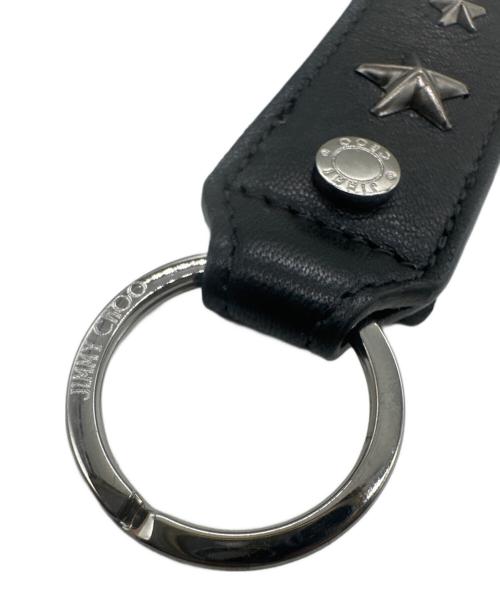 JIMMY CHOO（ジミーチュウ）JIMMY CHOO (ジミーチュウ) キーリング ブラックの古着・服飾アイテム