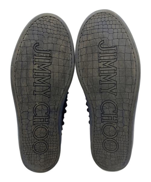JIMMY CHOO（ジミーチュウ）JIMMY CHOO (ジミーチュウ) ハイカットスニーカー ネイビー サイズ:27の古着・服飾アイテム