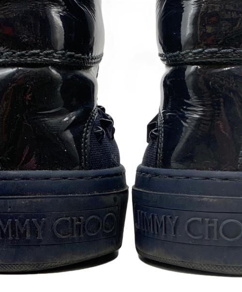 JIMMY CHOO（ジミーチュウ）JIMMY CHOO (ジミーチュウ) ハイカットスニーカー ネイビー サイズ:27の古着・服飾アイテム