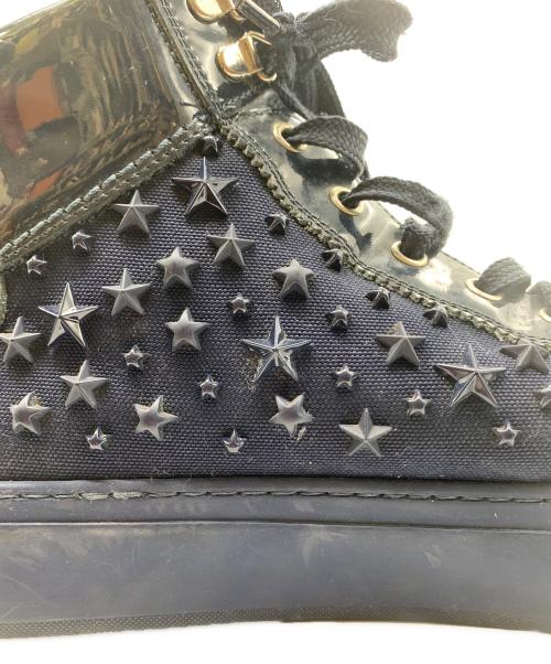 JIMMY CHOO（ジミーチュウ）JIMMY CHOO (ジミーチュウ) ハイカットスニーカー ネイビー サイズ:27の古着・服飾アイテム