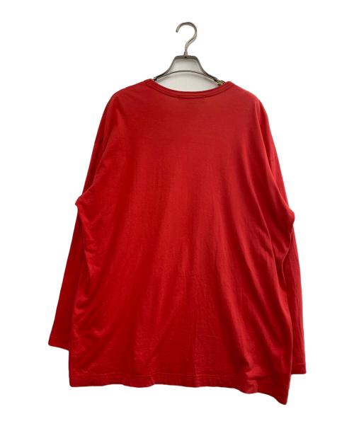 COMME des GARCONS SHIRT（コムデギャルソンシャツ）COMME des GARCONS SHIRT (コムデギャルソンシャツ) 長袖カットソー レッド サイズ:Mの古着・服飾アイテム