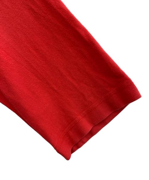 COMME des GARCONS SHIRT（コムデギャルソンシャツ）COMME des GARCONS SHIRT (コムデギャルソンシャツ) 長袖カットソー レッド サイズ:Mの古着・服飾アイテム