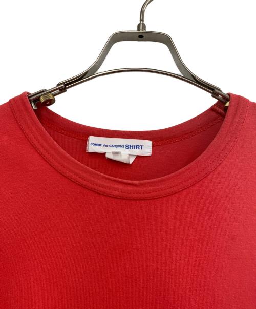 COMME des GARCONS SHIRT（コムデギャルソンシャツ）COMME des GARCONS SHIRT (コムデギャルソンシャツ) 長袖カットソー レッド サイズ:Mの古着・服飾アイテム