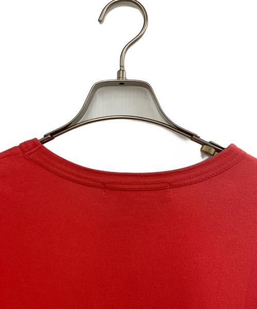 COMME des GARCONS SHIRT（コムデギャルソンシャツ）COMME des GARCONS SHIRT (コムデギャルソンシャツ) 長袖カットソー レッド サイズ:Mの古着・服飾アイテム