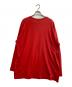 COMME des GARCONS SHIRT (コムデギャルソンシャツ) 長袖カットソー レッド サイズ:M：5000円