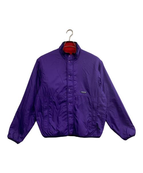 Patagonia（パタゴニア）Patagonia (パタゴニア) リバーシブルフリースジャケット レッド×パープル サイズ:Lの古着・服飾アイテム
