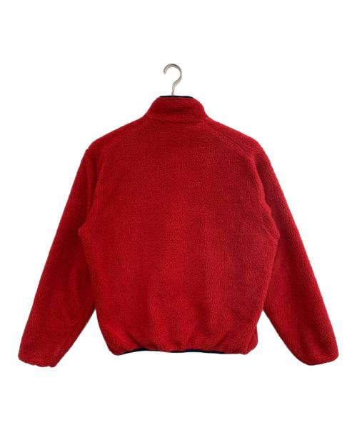 Patagonia（パタゴニア）Patagonia (パタゴニア) リバーシブルフリースジャケット レッド×パープル サイズ:Lの古着・服飾アイテム