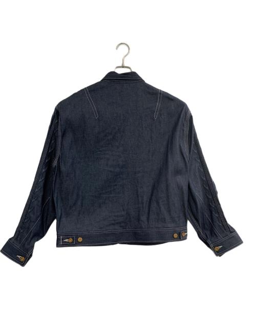 KYOU（キョウ）KYOU (キョウ) デニムジップジャケット ネイビー サイズ:2の古着・服飾アイテム