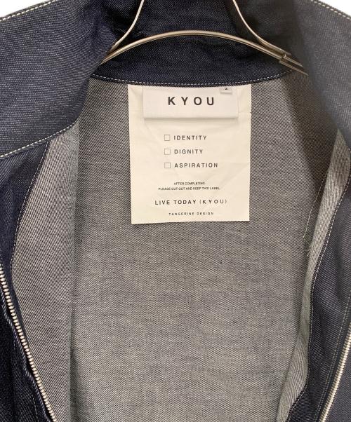 KYOU（キョウ）KYOU (キョウ) デニムジップジャケット ネイビー サイズ:2の古着・服飾アイテム