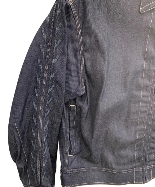 KYOU（キョウ）KYOU (キョウ) デニムジップジャケット ネイビー サイズ:2の古着・服飾アイテム