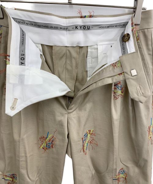 KYOU（キョウ）KYOU (キョウ) パンツ ベージュ サイズ:2の古着・服飾アイテム