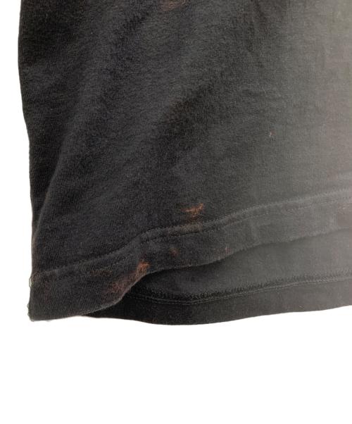 Yohji Yamamoto pour homme（ヨウジヤマモト プールオム）Yohji Yamamoto pour homme (ヨウジヤマモト プールオム) 半袖カットソー ブラック×ホワイト サイズ:Mの古着・服飾アイテム