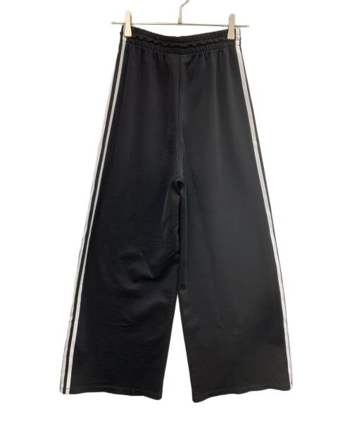adidas（アディダス）adidas (アディダス) ワイドトラックパンツ ブラック サイズ:Lの古着・服飾アイテム
