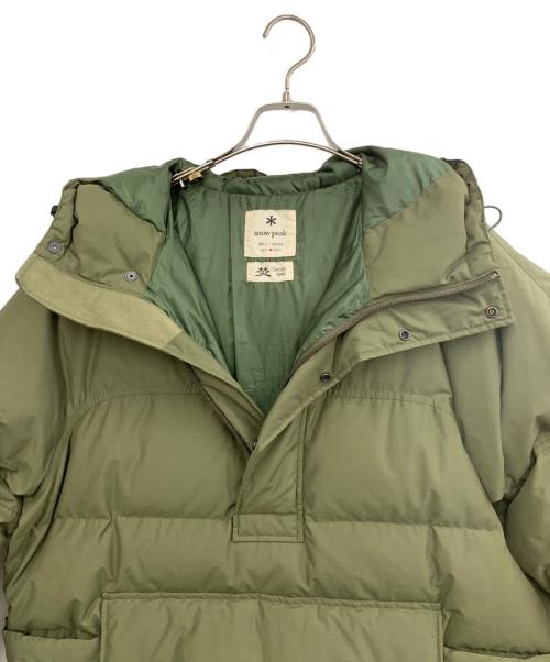 Snow peak（スノーピーク）Snow peak (スノーピーク) 焚火スペック/ダウンジャケット カーキ サイズ:Lの古着・服飾アイテム