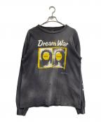 SAINT MICHAELセントマイケル）の古着「長袖LS TEE /DREAM WAR/BLACK」｜グレー